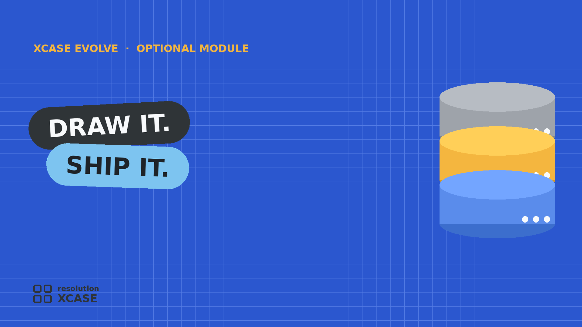 Assisted design: model changes synchronized to the database